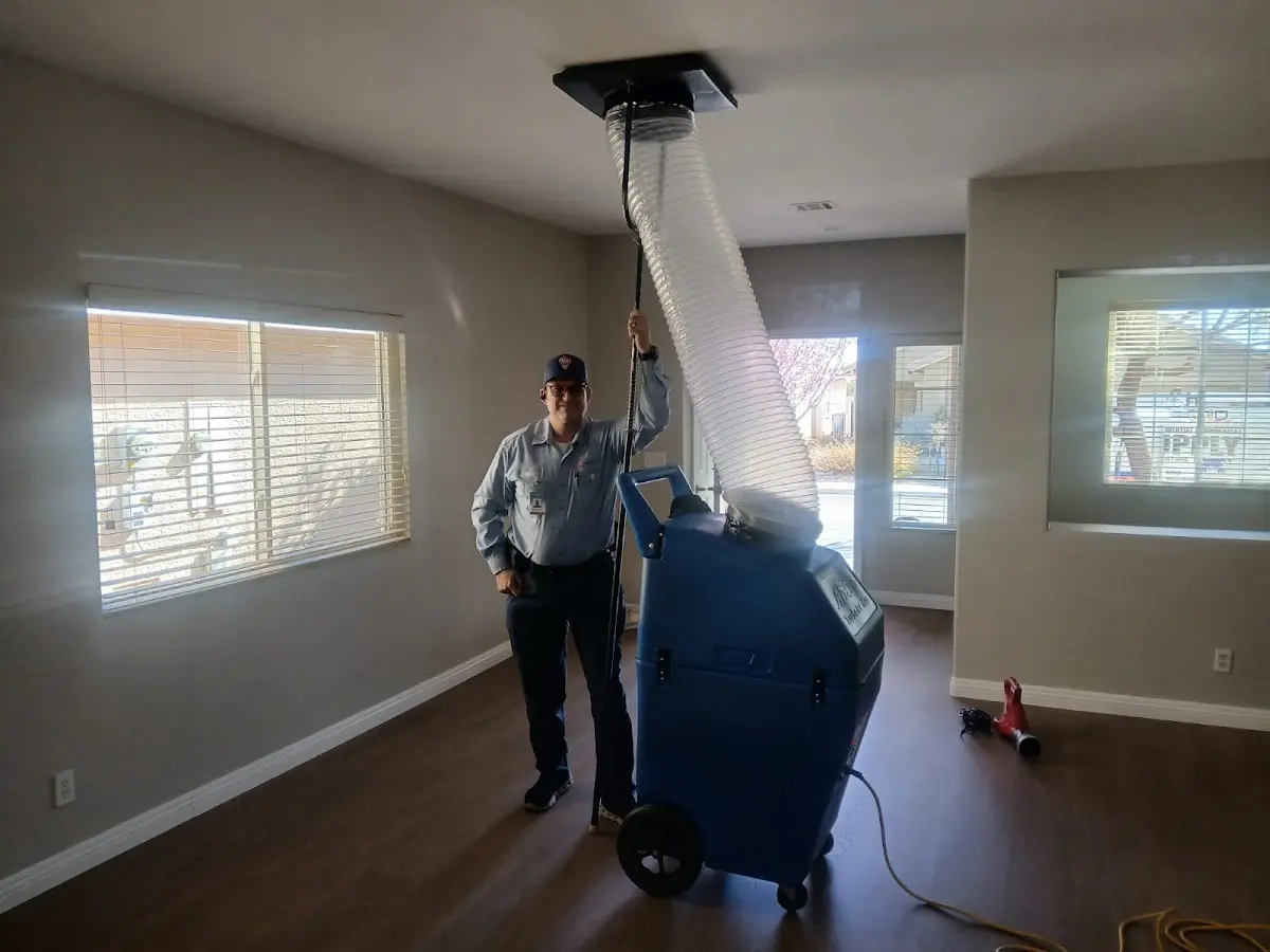 Professional Dryer Vent Cleaning work inside a Fulton home